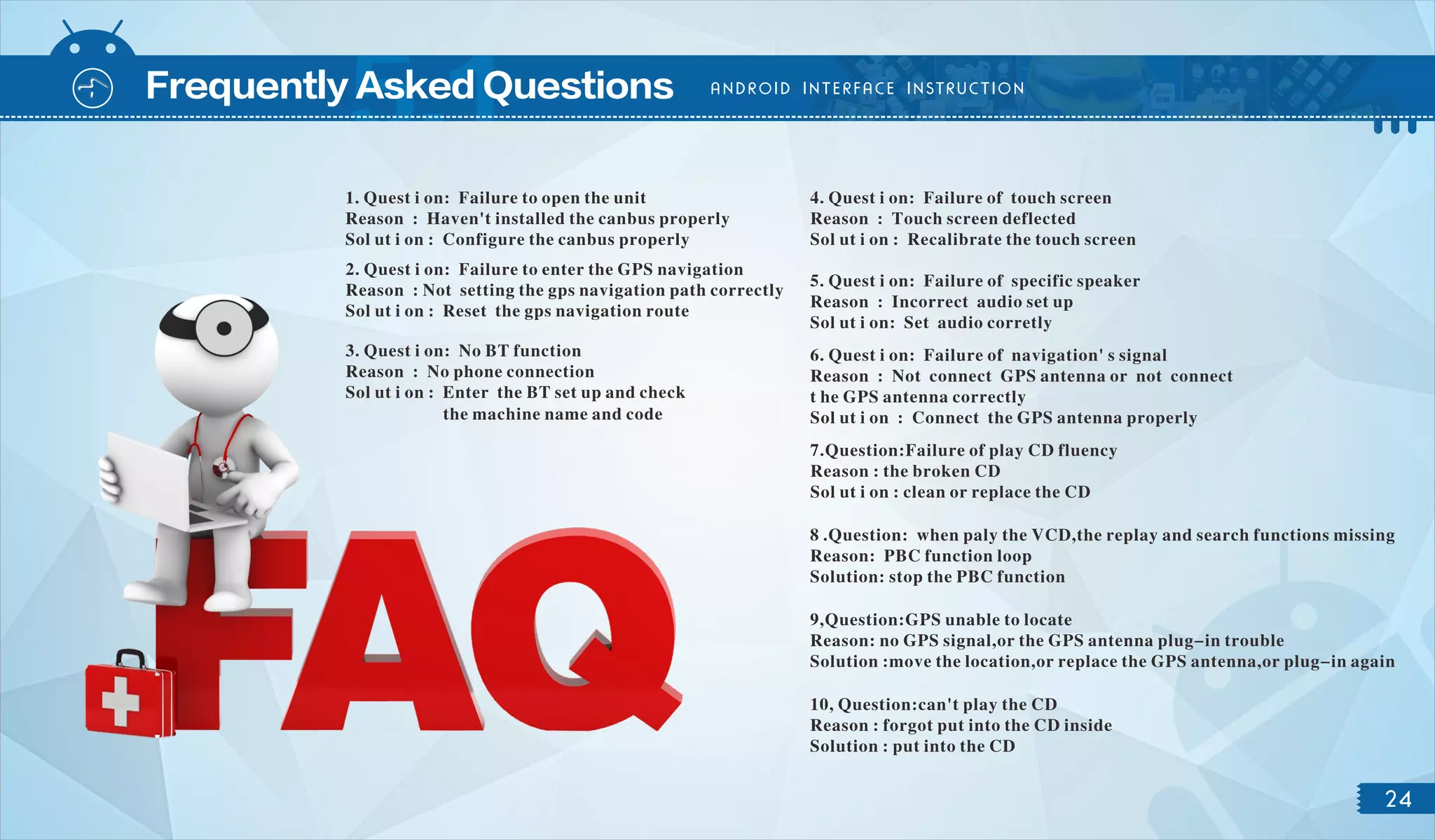 Android 8.0 Aftermarket BMW Navigation Head Unit User Manual