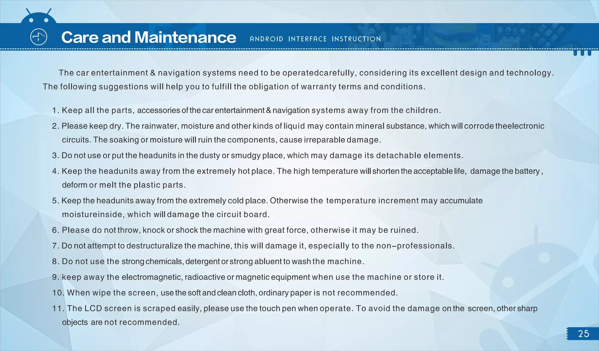 Android 8.0 Aftermarket BMW Navigation Head Unit User Manual