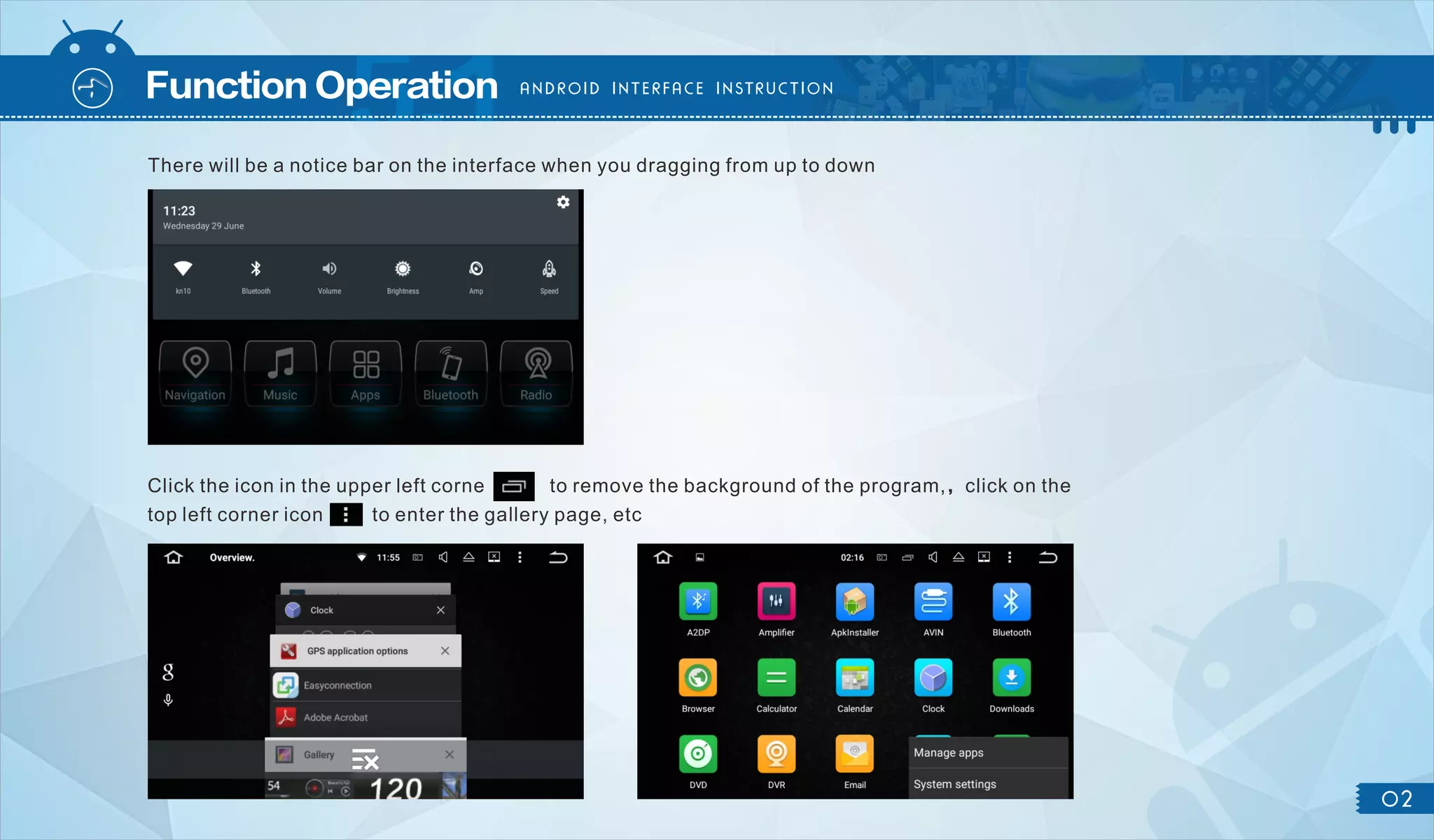 Android 8.0 Aftermarket BMW Navigation Head Unit User Manual