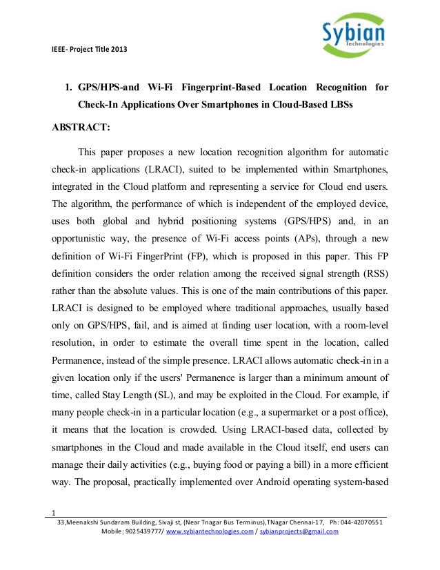 android titles abstracts 2013 2014