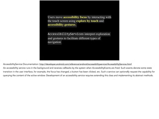 Android accessibility for developers and QA | PDF