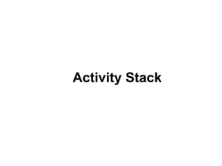 Activity Stackctivity Sta
 