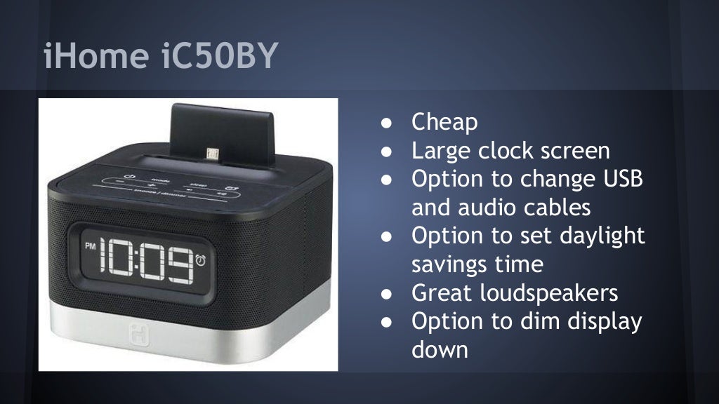 Android alarm clock docks