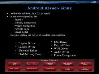 Android Anatomy | PPT | Operating Systems | Computer Software and ...