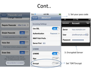 Android vs iOS encryption systems | PPTX