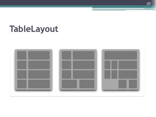 TableLayout
56
 