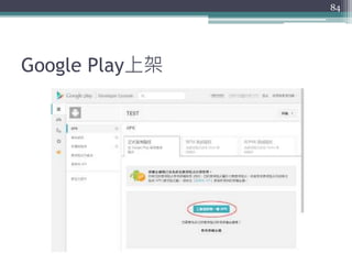 Google Play上架
84
 