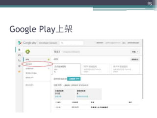 Google Play上架
85
 
