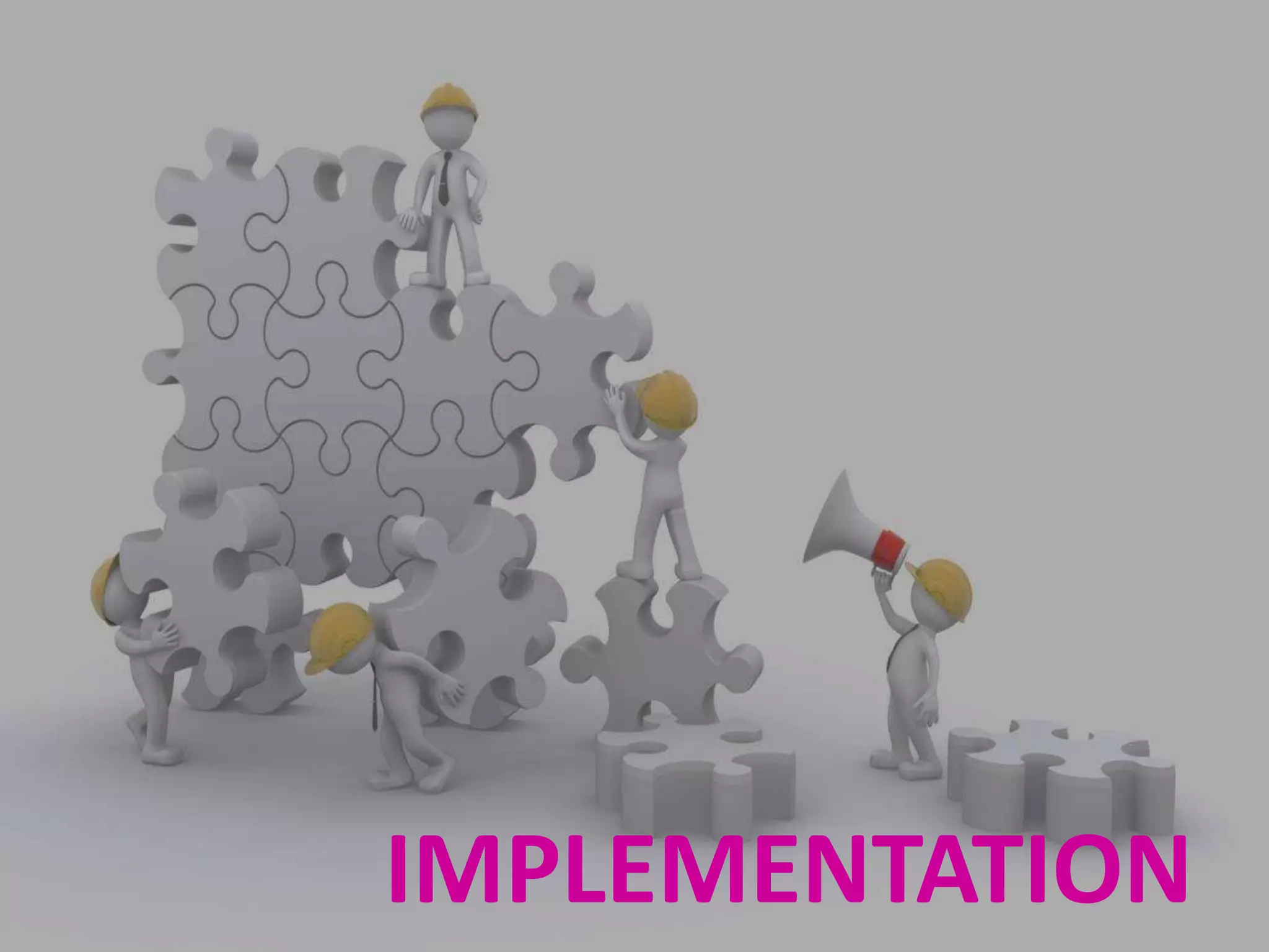 IMPLEMENTATION
 