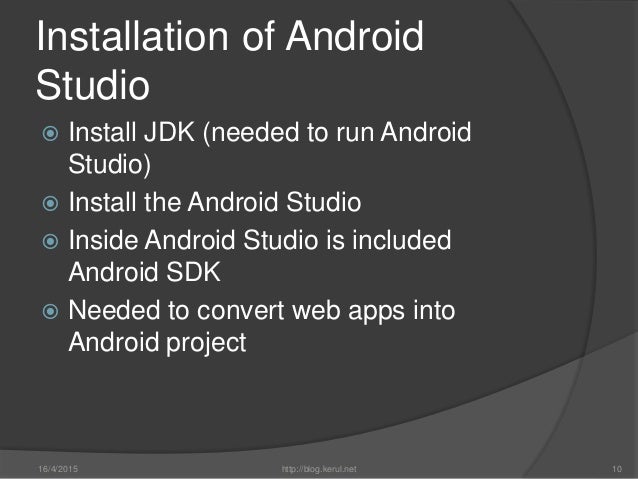Android app development hybrid approach for beginners ...