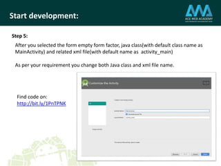 How to build your own Android App -Step by Step Guide | PPTX