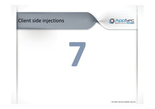 Client side injections
 