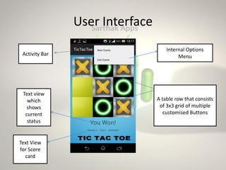 Android application - Tic Tac Toe