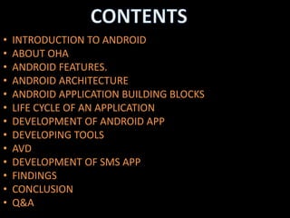 Android application developement | PPTX | Operating Systems | Computer ...