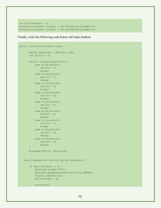 Android Application Development - Level 3 | PDF