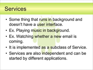 Android application development fundamentals | PPTX