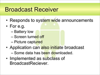 Android application development fundamentals | PPTX