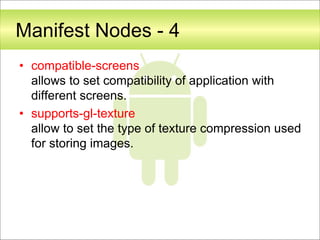 Android application development fundamentals | PPTX