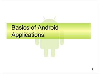 Android application development fundamentals | PPTX