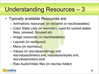 Android application development fundamentals | PPTX