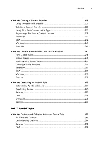 Android application development in 24 hours, sams teach yourself | PDF