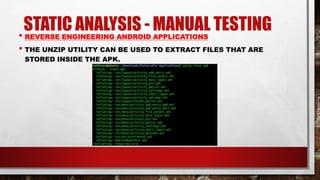 Android Application Penetration Testing - Mohammed Adam | PPTX