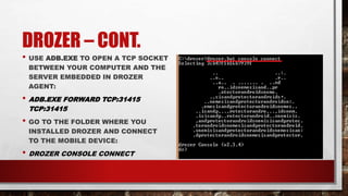 Android Application Penetration Testing - Mohammed Adam | PPTX