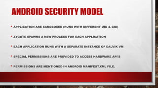 Android Application Penetration Testing - Mohammed Adam | PPTX