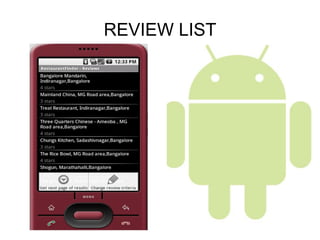 REVIEW LIST 