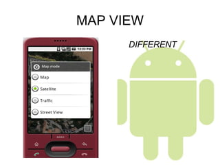 MAP VIEW DIFFERENT 