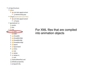 For XML files that are compiled into animation objects 