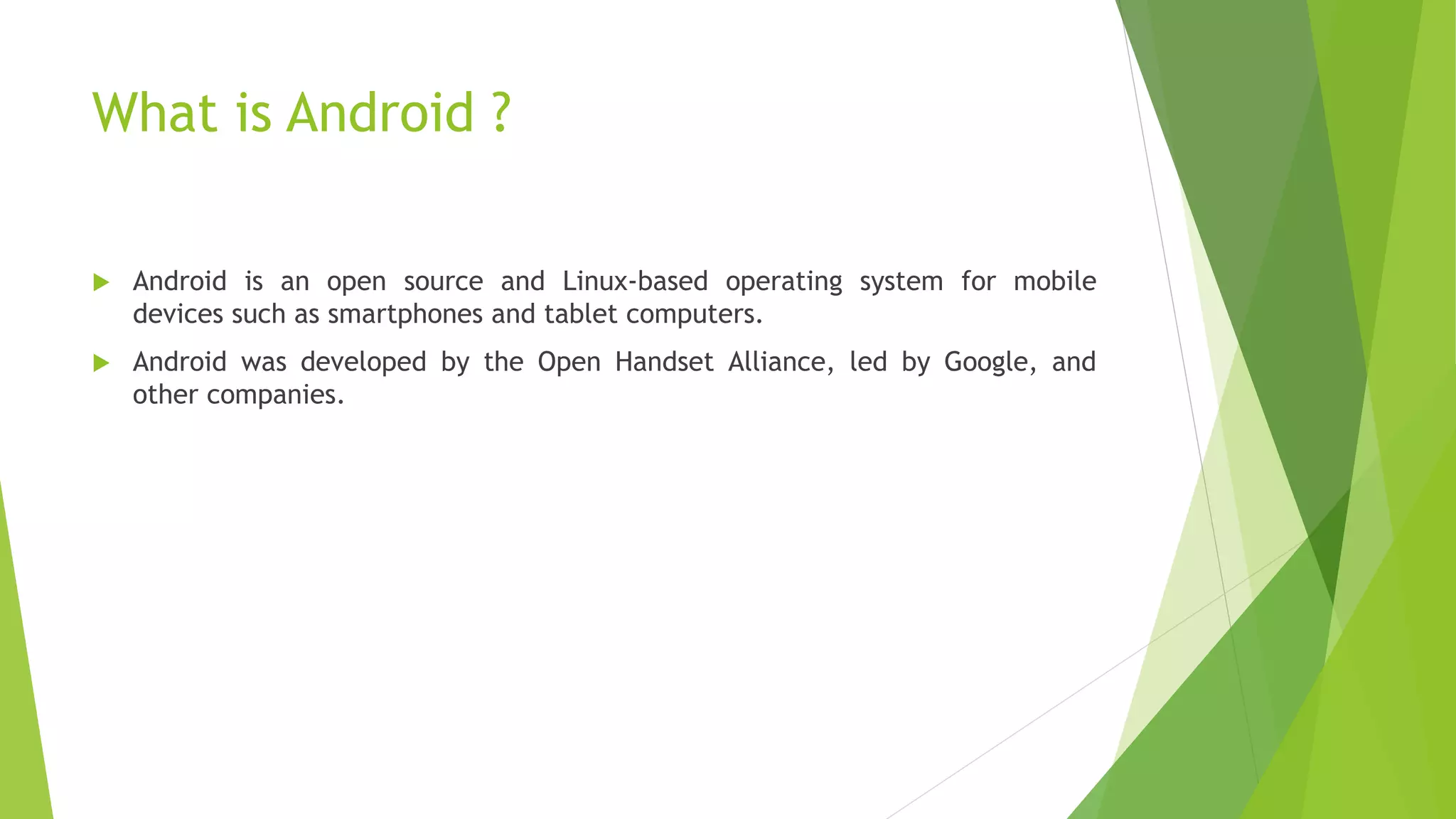 Android apps development | PPT