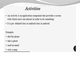 Android apps presentation | PPTX