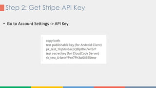 Stripe payment integration with Android app | PPTX