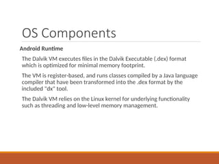 Architecture of android Operating system.ppt