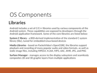 Architecture of android Operating system.ppt