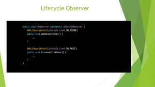 Lifecycle Observer
 