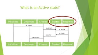 What is an Active state?
 