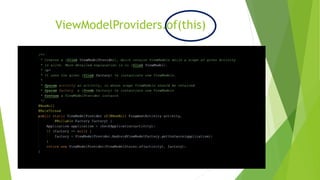 ViewModelProviders.of(this)
 