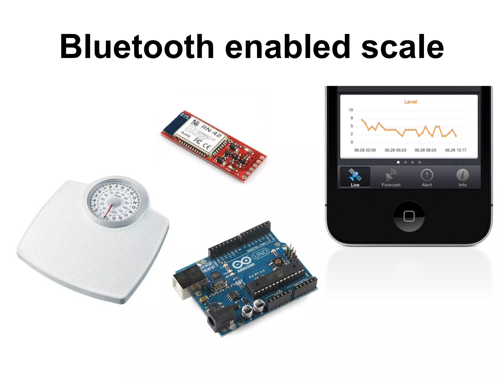 Bluetooth enabled scale 