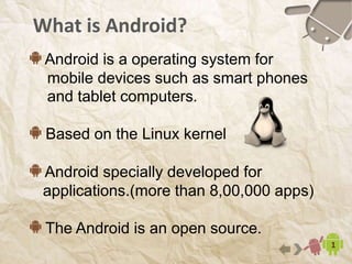 Android OS | PPT