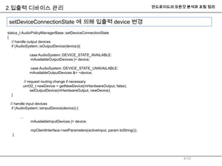 Android audio system(audiopolicy_manager) | PPTX