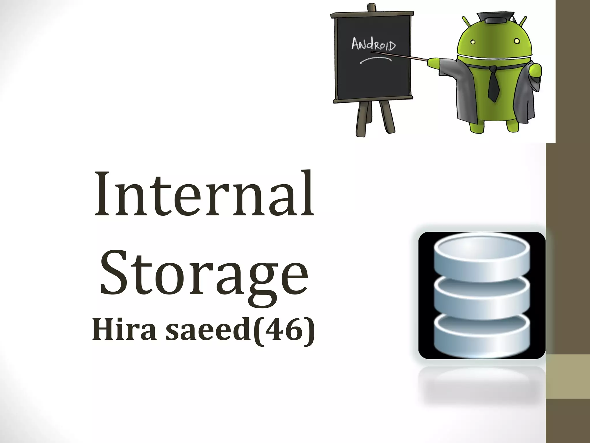 Internal Storage Hira saeed(46) 