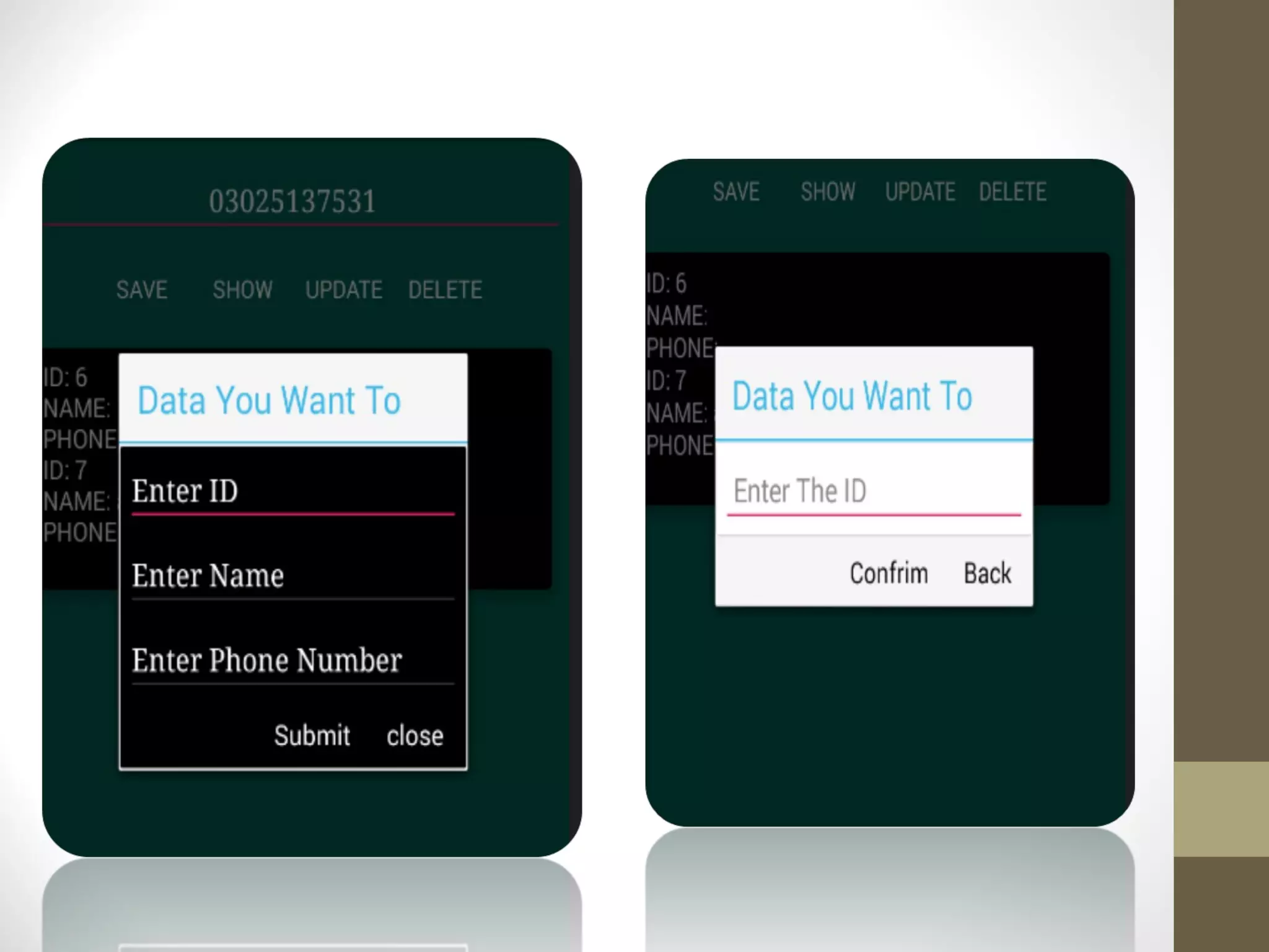 DATA PERSISTENCE IN ANDROID OPERATING SYSTEM