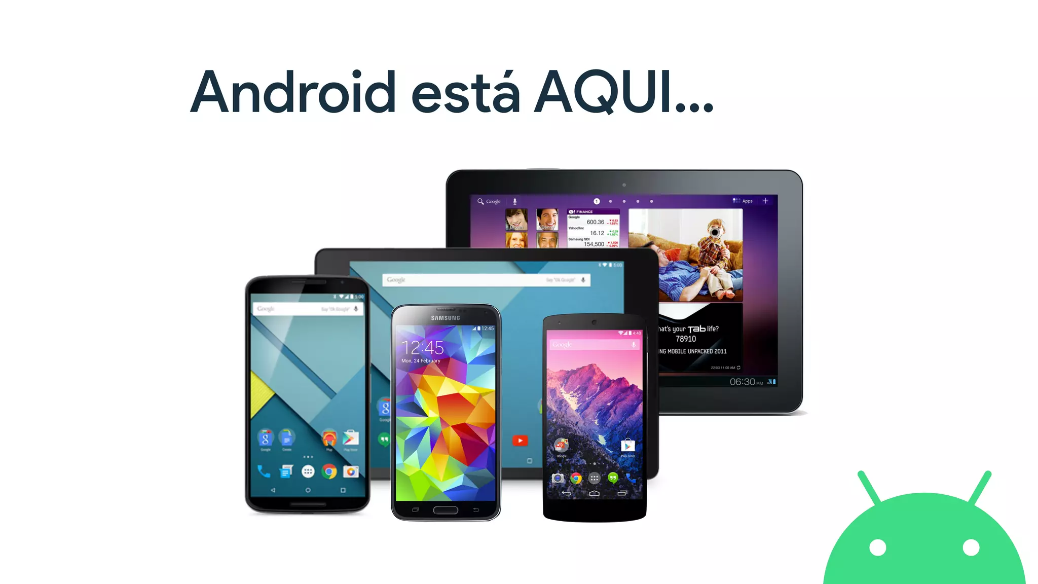 Android está AQUI…
 