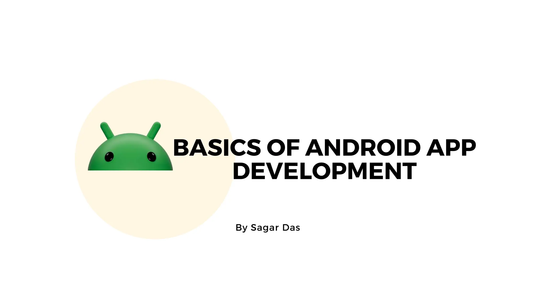 Introduction to Android- A session by Sagar Das | PPTX | Operating ...