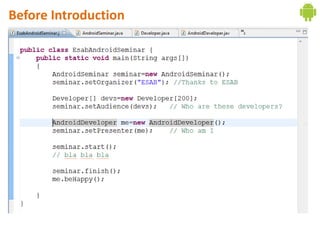 Introduction to Android Development: Before Getting Started | PPT