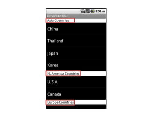 Android binding framework