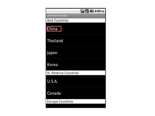 Android binding framework