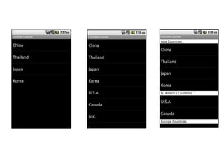 Android binding framework